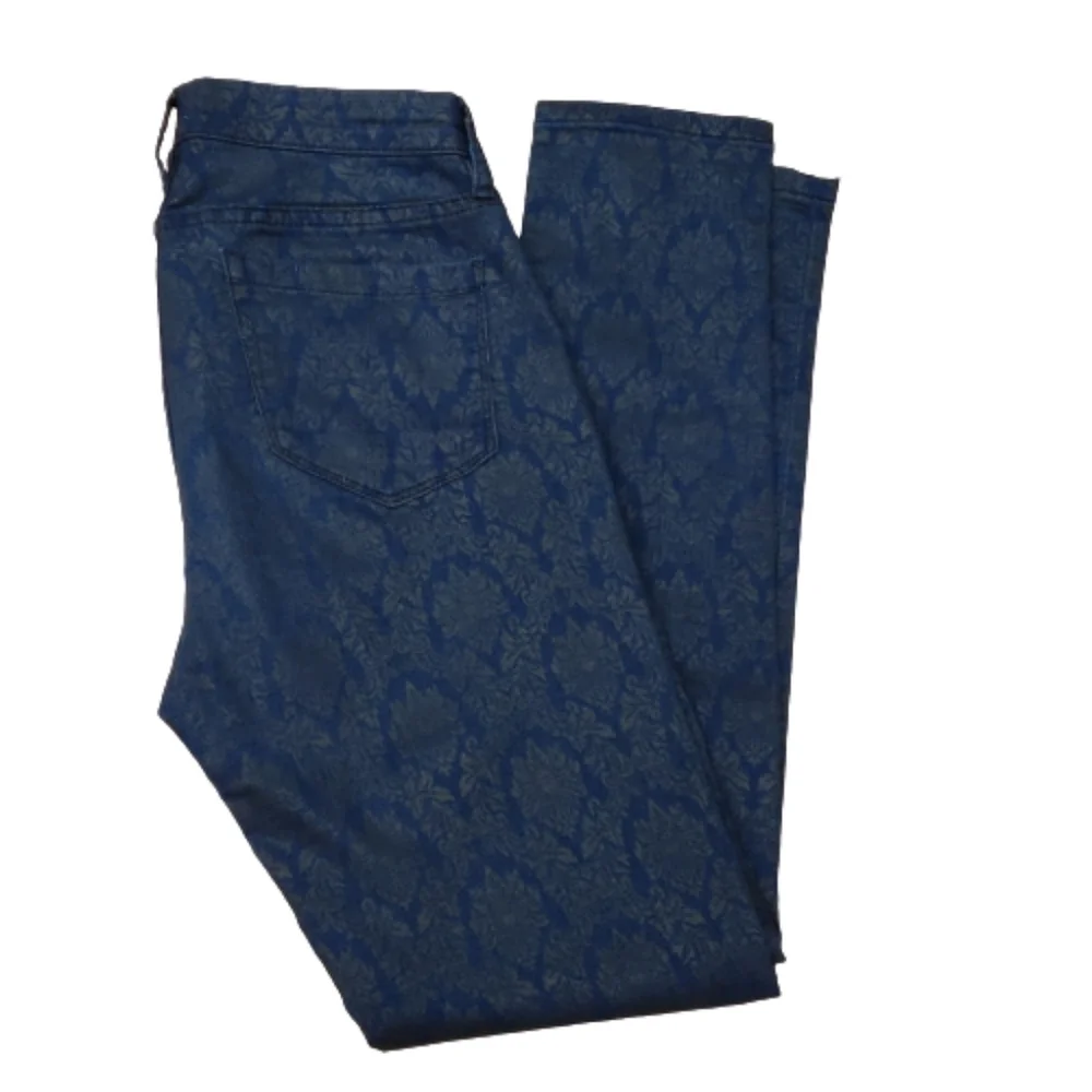 Cache Gold Damask Print Jeans Size 4